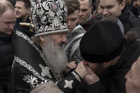 Ukrainian cleric in court amid dispute over Kyiv monastery
